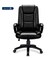 Home Office Chair, Ergonomic High Back Cushion Lumbar Back Support, Computer Desk Chair, Adjustable Executive Leather Chair with Arms (Black)